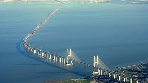 Russia's longest railway bridge 2019. Hd Wallpaper Bridges Vasco Da Gama Bridge Wallpaper Flare
