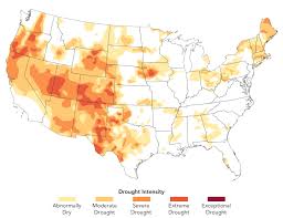 The hooded crow ( corvus cornix ) and carrion crow ( corvus corone ) are two closely related species whose geographical distribution across europe is illustrated in the accompanying diagram. A Third Of The U S Faces Drought