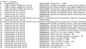 Looking At Ios Crashlog For Xamarin Ios