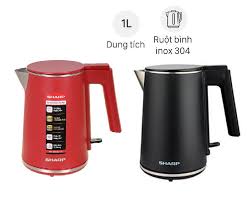 Bình đun siêu tốc Sharp EKJ-10DVPS-BK/WH | Banletaikho.com