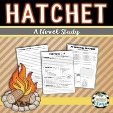 Hatchet Novel Study Unit Distance Learning Hatchet Novel Study Novel Studies Novel Study Units