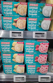 Dans le commerce, on la trouve sous diverses formes : J Ai Teste Les Desserts Andros Gourmand Vegetal Les Tests D Helene