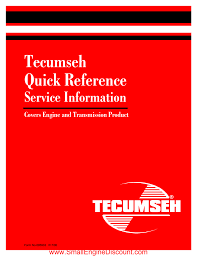 The problem is the engine has a magneto style electronic ignition system that uses 2 seperate magneto's (one for each cylinder). Tecumseh Quick Refernce Service Info Manualzz