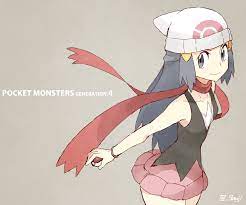 Anime Picture Search Engine 1girl Beanie Blue Eyes Blue Hair Bracelet Copyright Name Hair Ornament Hairclip Hat Hikari Pokemon Pokemon Pokemon Dawn Anime