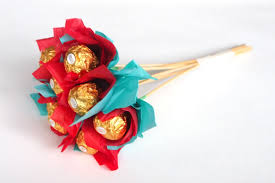 Beat butter and peanut butter in a large mixing bowl with an electric mixer on medium to high speed for 30 seconds. Ferrero Chocolate Bouquet For Valentine S Tutorial Ting And Things