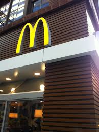 Ray kroc's initial franchising deal with the mcdonald's brothers looked like this: Ap Mcdonald S New Store Design Has A Lot Of Slat Walls Inside And Out Slat Wall Mcdonalds Store Design