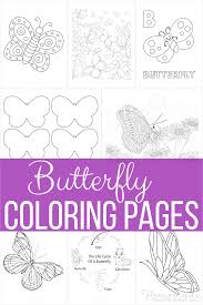 ← easter egg frame border. 112 Best Butterfly Coloring Pages Free Printables For Kids Adults