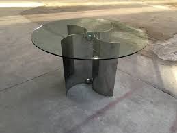 We end with a series of photos that showcase stainless steel tables in the dining room. Italian Stainless Steel And Glass Dining Table 1970s For Sale At Pamono