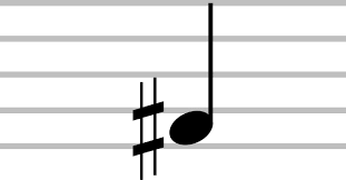 Suppose you were singing quarter notes, with the words squash (one syllable). Music Notation Sharps Flats And Naturals Bax Music Blog