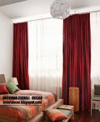 The curtains are very good quality and effective. Red Curtains And Window Treatments In The Interiors International Decoration
