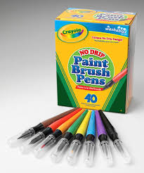 Take A Look At This 40 Ct No Drip Paint Brush Pen Set Today Utiles Escolares Lindos Plumones Crayola Utiles Escolares Geniales