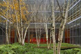 It is 319 m high The New York Times Building Lobby Garden Hm White Site Architects Cornelia Oberlander Architects Archdaily
