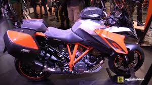 The gt's standard features contribute to a price of £15,999 that makes it £1,850 more expensive than the 1290 super duke r. 2017 Ktm 1290 Super Duke Gt Accessorized Walkaround 2016 Eicma Milan Youtube