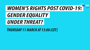 On this, we agree with gov. European Youth Event Women S Rights Post Covid 19 Gender Equality Under Threat Facebook