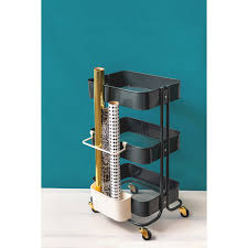 Overall cart measures 20 w x 15 d x. We R Memory Keepers A La Cart Accessories Cart Gift Wrap Holder