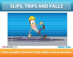 Slips Trips And Falls Workplace Safety Poster Safety Posters Workplace Safety Trip
