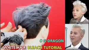Looking for latest hairstyles ideas and best hair color trends 2021? Bigbang G Dragon Haircut White Hair Bleach Tutorial Youtube