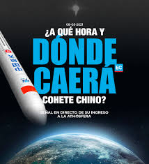 China no ha publicado ninguna previsión sobre el posible horario de la entrada a la atmósfera. V8d7 So6h2tgam