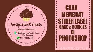 Adobe photoshop adalah aplikasi penyunting grafis yang digunakan di berbagai jenis profesi, termasuk desain grafis, fotografi, dan pengembangan web. Cara Membuat Stiker Label Cake Cookies Di Photoshop Youtube
