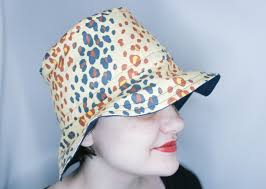 Leopard Print Big Kid Bucket Hat, Ready to Ship