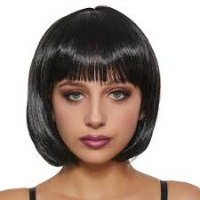 Black Daisy Wig for Women
