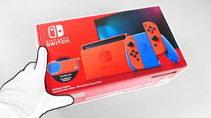 New horizons aloha edition carry case + screen protector. Best Nintendo Switch Special Edition Unboxing Mario Red Blue Console Youtube