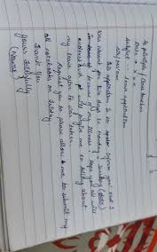 The principal (name of your school) (location) date: Write A Application For Fever For Two Days Brainly In