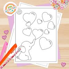 A variety of coloring pages and coloring worksheets for children to make while celebrating valentine's day. Adorable Preschool Valentine Coloring Pages