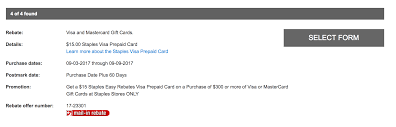 Each time you use a debit card, you are transferring money electronically from your bank account to pay for your purchase, reducing your bank account balance. Expired Staples Buy 300 In Visa Or Mastercard Gift Cards And Get 15 Visa Prepaid Card 9 3 9 9 Doctor Of Credit