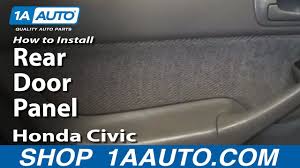 Page 63 controls near the steering wheel instrument panel brightness to signal a lane change, push lightly turn signals on the turn signal lever in the proper direction and hold it. How To Remove Rear Door Panel 96 00 Honda Civic Youtube