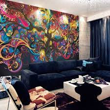 Tree Of Life Photo Wallpaper Psychedelic Wallpaper Custom 3d Wall Mural Art Bedroom Bedroom Bar S Decoracion De Pared Decoracion De Pared 3d Decoracion De Unas