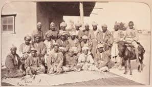 Groupe Munad Khani, 1879 | John Burke | Estampe d'art