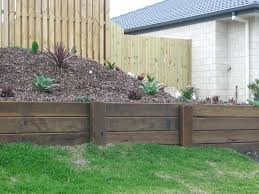 Image Result For Wood Retaining Garden Wall Ideas Wood Retaining Wall Inexpensive Retaining Wall Ideas Landscaping Retaining Walls