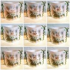 Deko Windlicht Aus Servietten 30 40 50 60 65 70 75 80 85 90 Geburtstag Ebay Tischdeko Geburtstag Tischdeko Geburtstag 60 Geburtstag