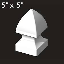 Vinyl fence post caps vinyl fence post caps; 5 Inch X 5 Inch Vinyl Post Cap Gothic White Fence Supply Inc