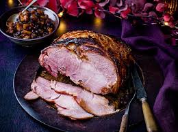 Glazed roast ham with cloves,sparkling wine and. Easy Christmas Ham Recipes Olivemagazine