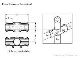 Pipe fittings are essential for all plumbing applications. Chain Link Fence Post And Pipe Clamps Fixed Crosses China