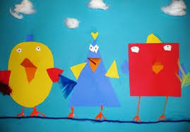 Kindergarten Primary Colored Birds Using Geometric Shapes Jeanne Perkins Nordquist Kindergarten Art Projects Preschool Art Kindergarten Art