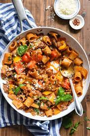 Sausage Pasta Skillet Dinner Recipe In 2021 Sausage Pasta Skillet Skillet Pasta Sausage Pasta Recipes
