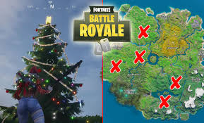 In total, there are eight holiday trees that will count for this challenge. Dance At Fortnite Holiday Trees In Different Named Locations Game Life