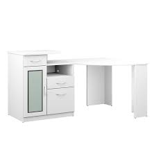 Bush computer desk has a variety of models, which gives you plenty of options when choosing the right table for your home. Bush Furniture Vantage Corner Desk In Pure White Hm66115a 03k