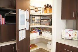 We've identified this problem a long long time ago so by now we've come up with some pretty great ways to deal with it, a lot of them having to do with corner kitchen cabinets. L Shaped Kitchen With Corner Pantry Corner Kitchen Pantry Corner Pantry Kitchen Layout