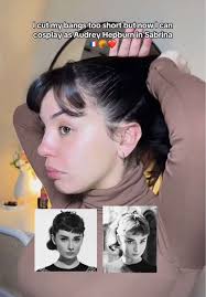 I’m not mad this is just my face 😀 #hairtok #ponytail #bangs  #ponytailhairstyle #audreyhepburn #hairinspo #hairtutorial  #ponytailtutorial #fyp