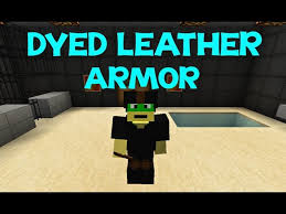 How to perform it step by step: Minecraft Tutorial How To Dye Leather Armor Youtube