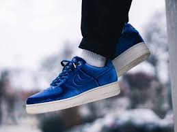 Men S Nike Air Force 1 Low Premium 3 Velour Blue Void At4144 400 To Buy Nike Air Force Nike Air Nike Air Force Sneaker