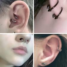 Conch 2024 horseshoe piercing
