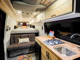 Maroon Bells Vanlife Customs 170 Mercedes Sprinter 4x4 Camper Van Conversion Features Include Mercedes Sprinter Camper Van Interior Van Conversion Interior