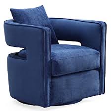 Au $22.84 to au $27.94. Amazon Com Tov Furniture Tov L6124 Kennedy Modern Handmade Velvet Swivel Chair Navy Furniture Decor