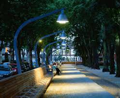 Warrior Square Gardens Gillespies Streetscape Design Landscape Lighting Design Park Lighting