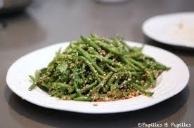 Haricots Verts Aux Graines De Sesame Recette Haricots Verts Haricot Recette A Base De Legumes